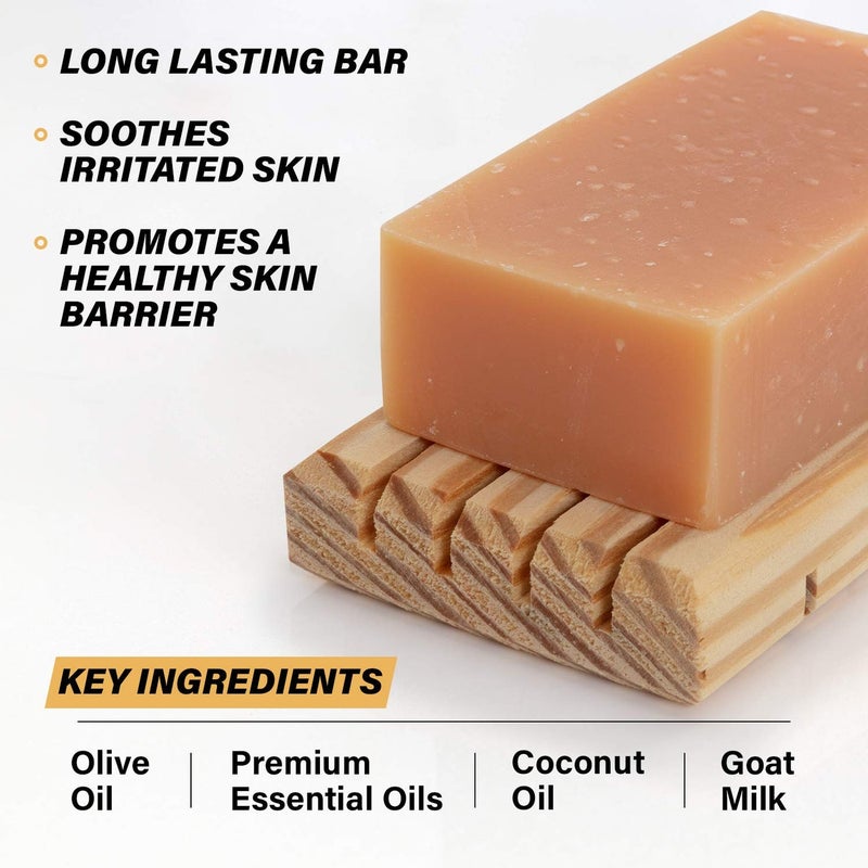 Southern Natural Goat Milk Soap Bar â€“ Spa Fusion Essential Oil Blend â€“ Gentle Handmade Soap for Dry, Sensitive Skin â€“ All-Natural Face & Body Soaps, 4 oz (1 Bar) - Image 5